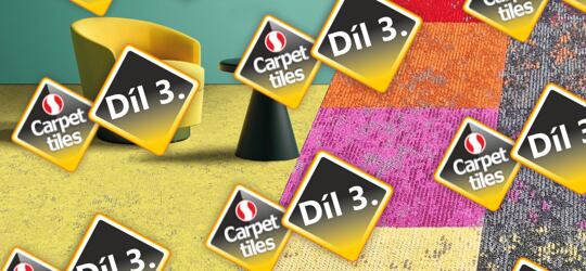 s-Carpet Tiles / 3. díl: Cloud – práce s barvou, intenzitou i dezénem