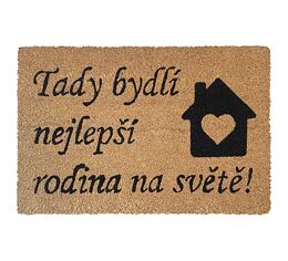 kusová rohožka Nejlepší rodina