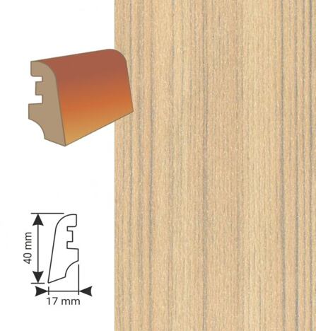 MDF lišta KP40 / 37368 borovice