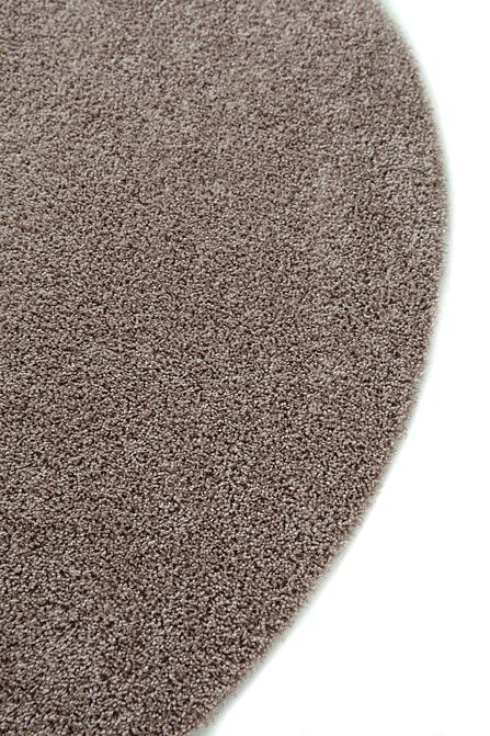 Easy Care - kruh / W 431-080 brown - detail okraje a povrchu