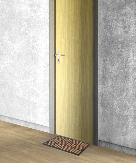 kusová rohožka Squares - ukázka interiéru